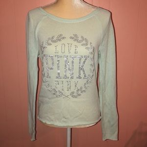 Pink size xs long sleeve sweater